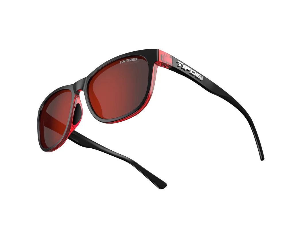 Tifosi Swank Crimson / Onyx, Smoke Red