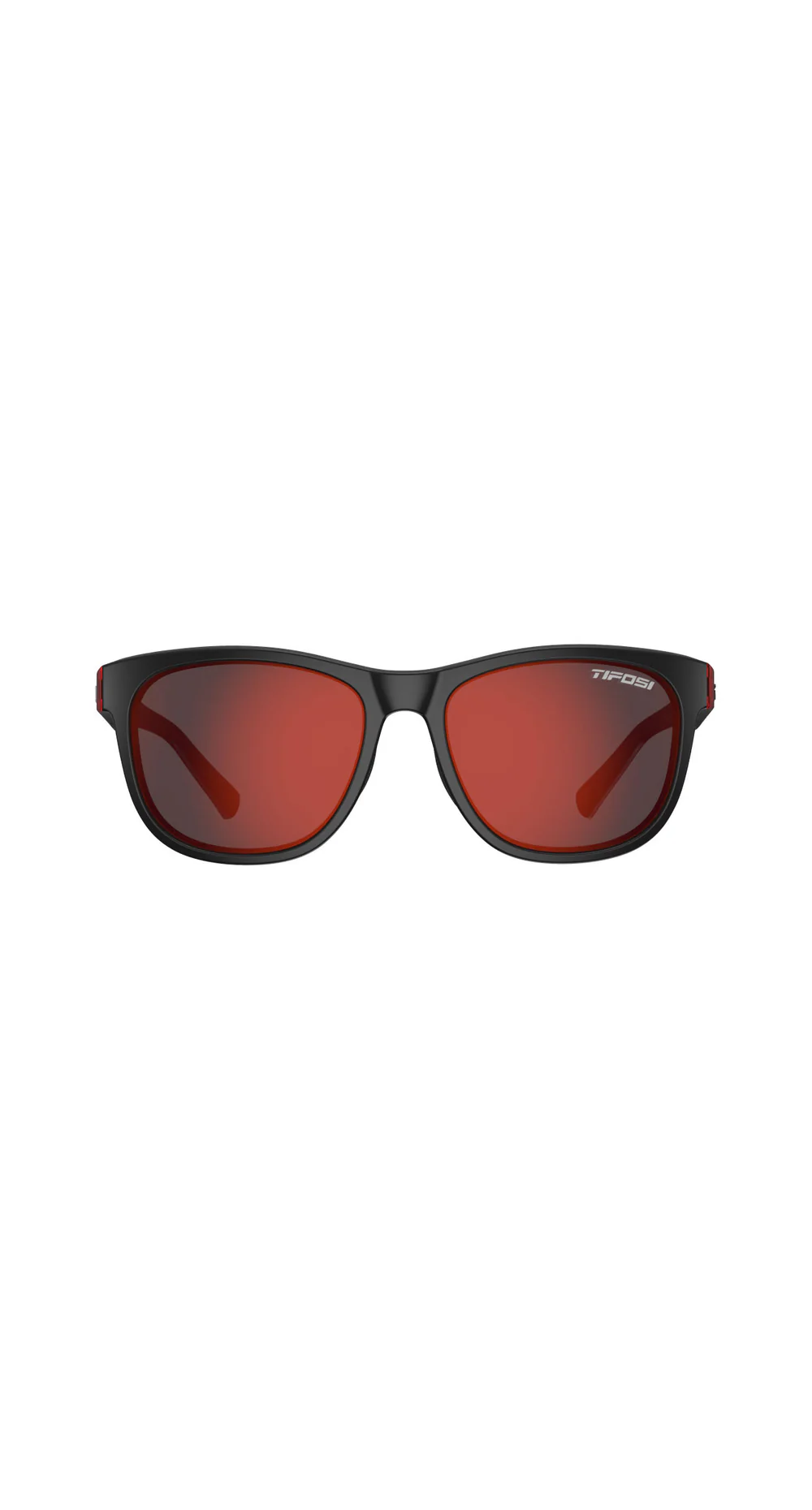 Tifosi Swank Crimson / Onyx, Smoke Red