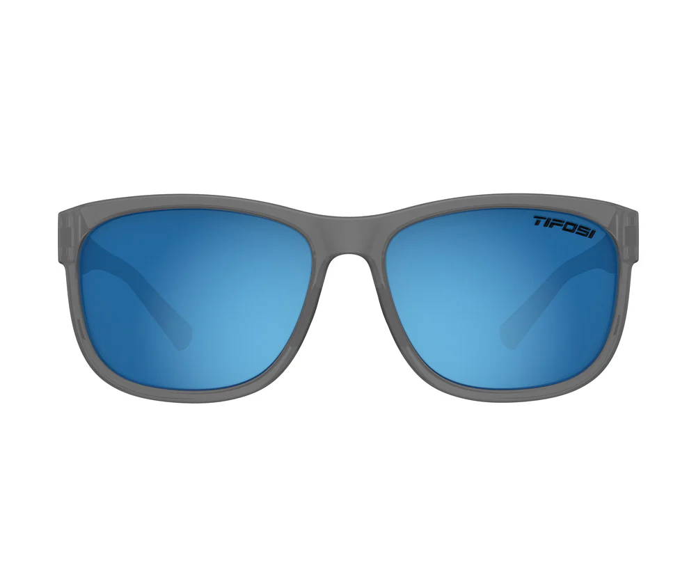 Tifosi Swank XL Satin Vapor, Sky Blue Polarized