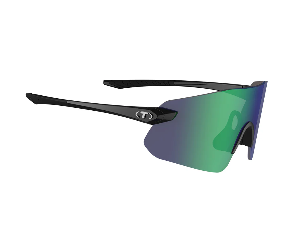Tifosi Vogel SL Gloss Black, Smoke Green Mirror