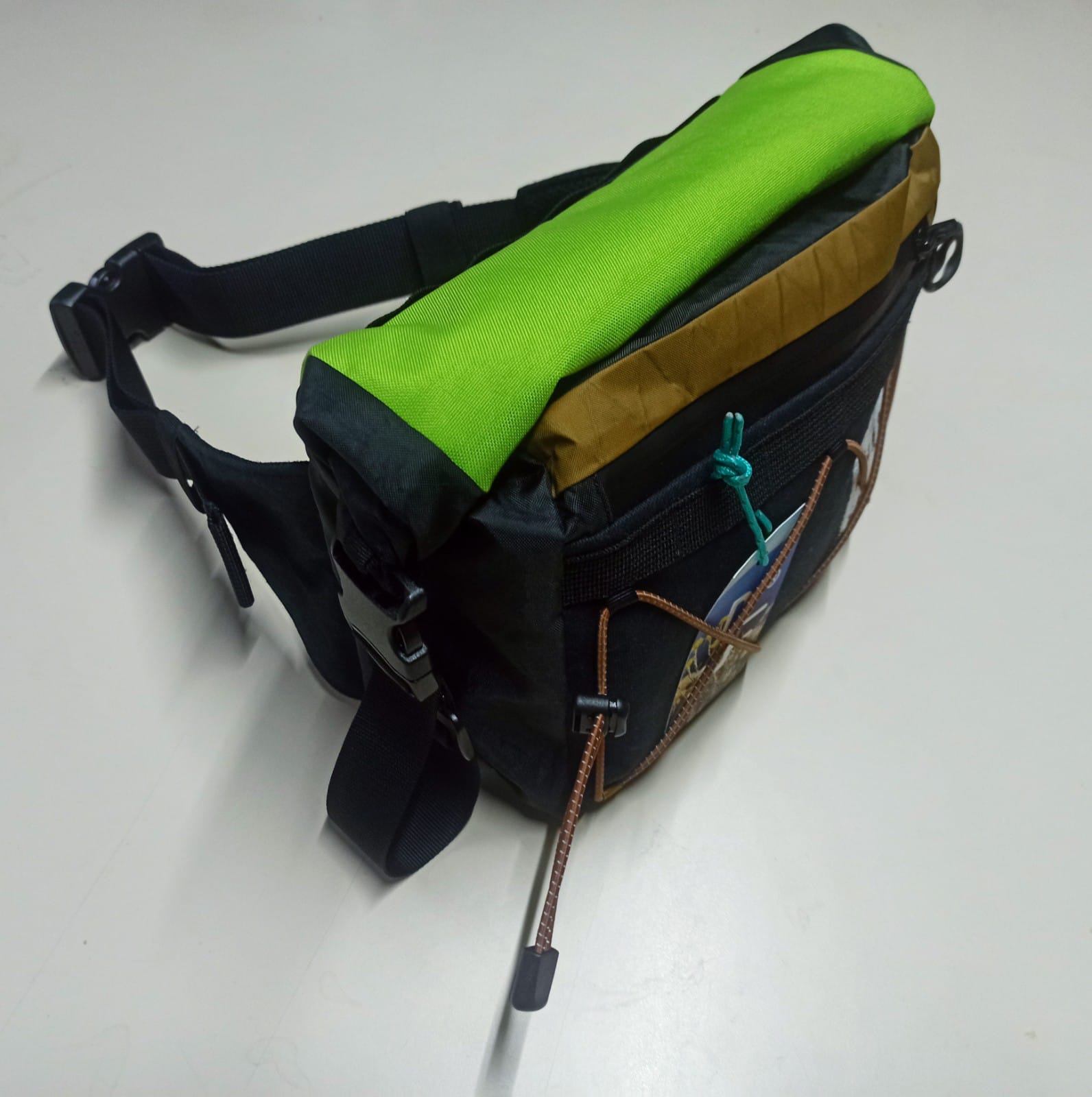 Boira bossa ronyonera negro/verde