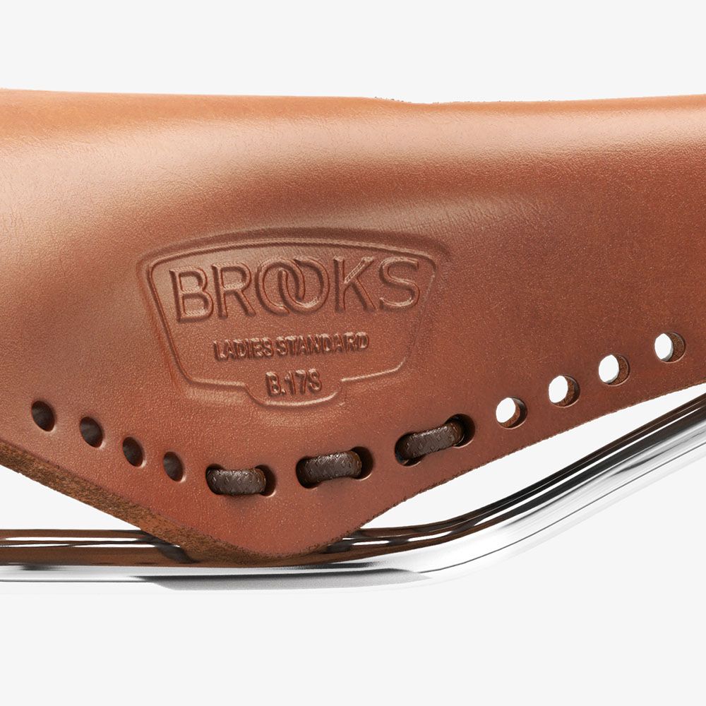 Brooks B17 Carved Short Miel