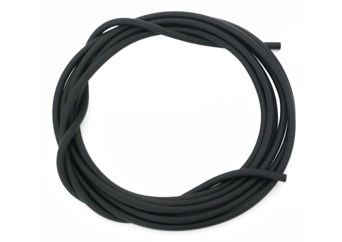 Coaxial cable, 2 x 0.5 mm² outer Ø 3 mm, black, roll 5 m