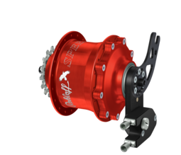 Speedhub 500/14 CC EX PM Red 14-speed gearhub, color red, 36-hole