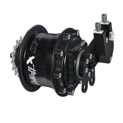 Speedhub 500/14 CC DB Black 14-speed gearhub, color black, 36-hole