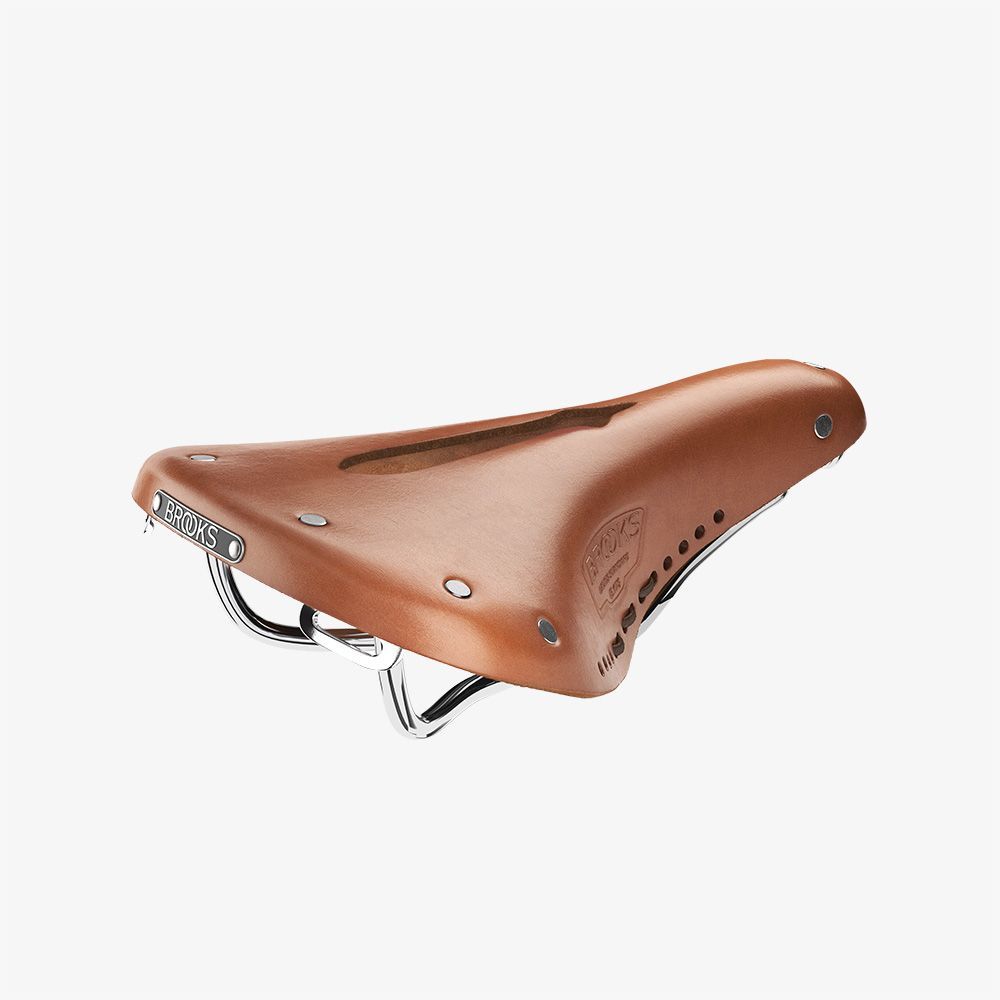 Brooks B17 Carved Short Miel