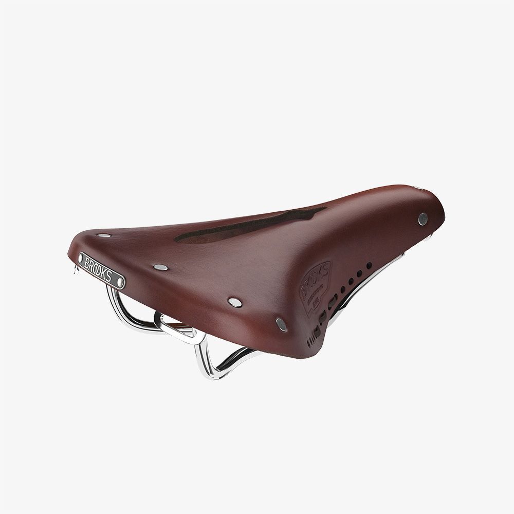 Brooks B17 Carved Short Marrón