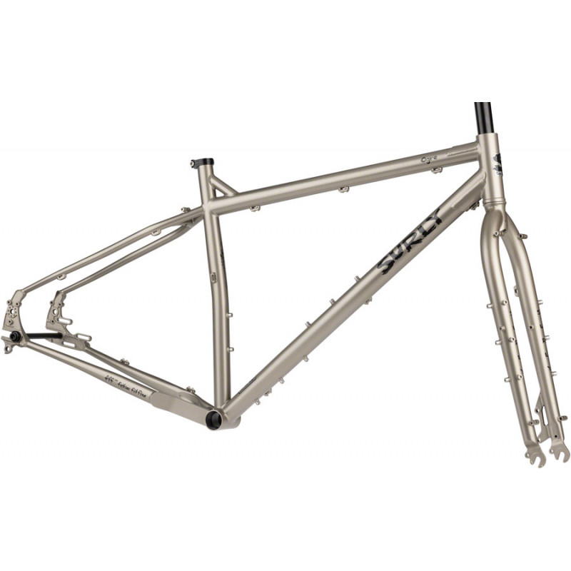 Surly Ogre Cuadro + Horquilla, Medium 18&quot; Champagne