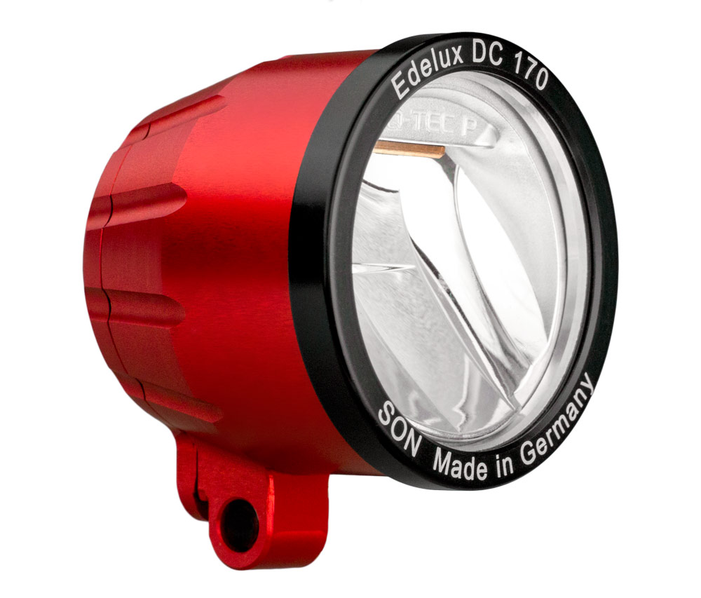 Edelux DC 170 for 5 up to 15 Volts, w/o cable, red anodized