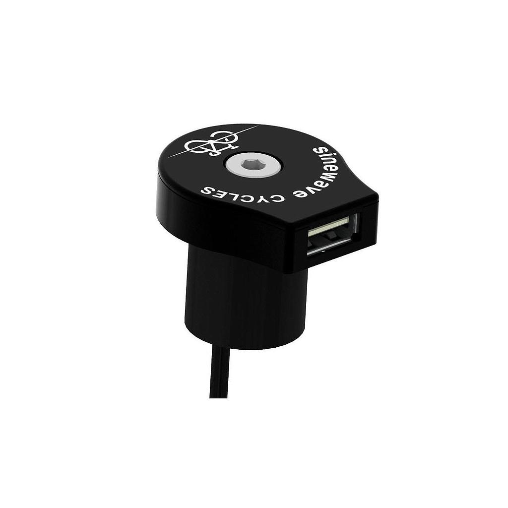 Sinewave Cycles Reactor USB charger Negra