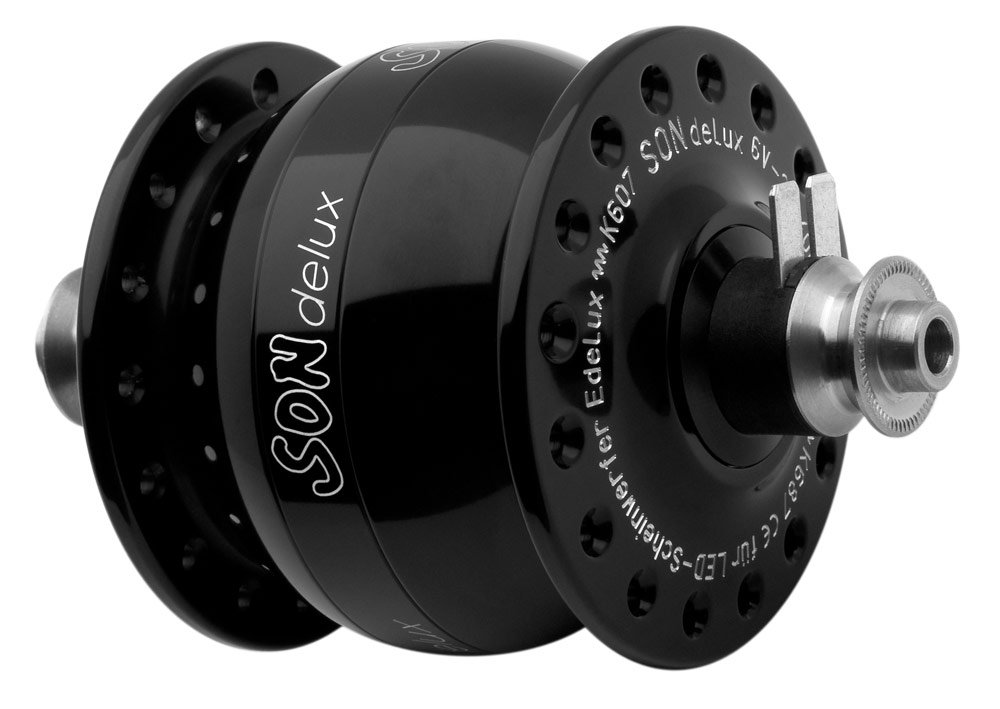 SONdelux black anodized, 20 hole