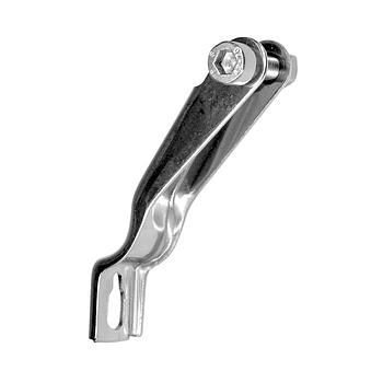 Headlight bracket stainless steel, 39 x 62 mm