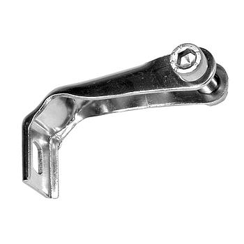 Headlight Bracket stainless steel, for Brompton, 53 x 7mm