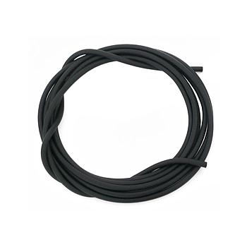 Coaxial cable, 2 x 0.5 mm² outer Ø 3 mm, black, roll 5 m