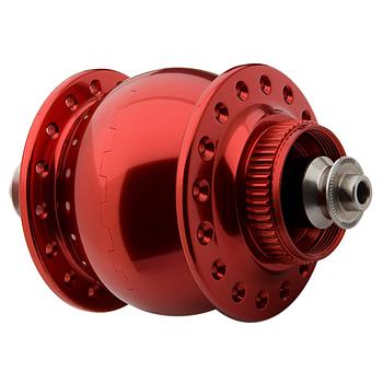 SONdelux disc center lock* SL red anodized, 32 hole