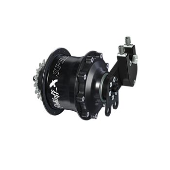 Speedhub 500/14 CC EX Black 14-speed gearhub, color black, 36-hole