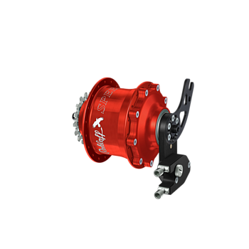 Speedhub 500/14 CC EX PM Red 14-speed gearhub, color red, 36-hole