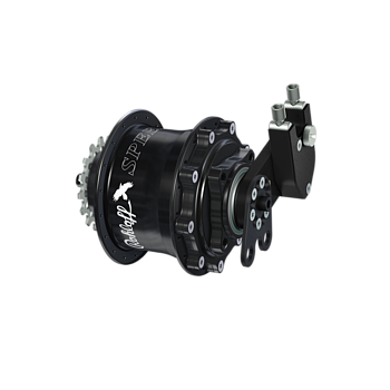 Speedhub 500/14 CC DB Black 14-speed gearhub, color black, 36-hole