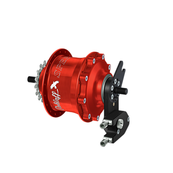 Speedhub 500/14 TS EX OEM2 Red 14-speed gearhub, color red, 36-hole