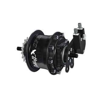 Speedhub 500/14 TS DB Black 14-speed gearhub, color black, 36-hole