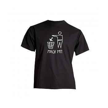 T-Shirt "Mach mit", Size S  