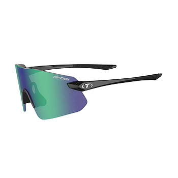 Tifosi Vogel SL Gloss Black, Smoke Green Mirror
