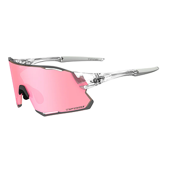 Tifosi Rail Race Crystal Clear Interchange, Clarion Rose, Clear