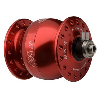 SON 28 red anodized, 32 hole