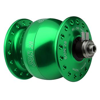 SON 28 light green anodized, 36 hole